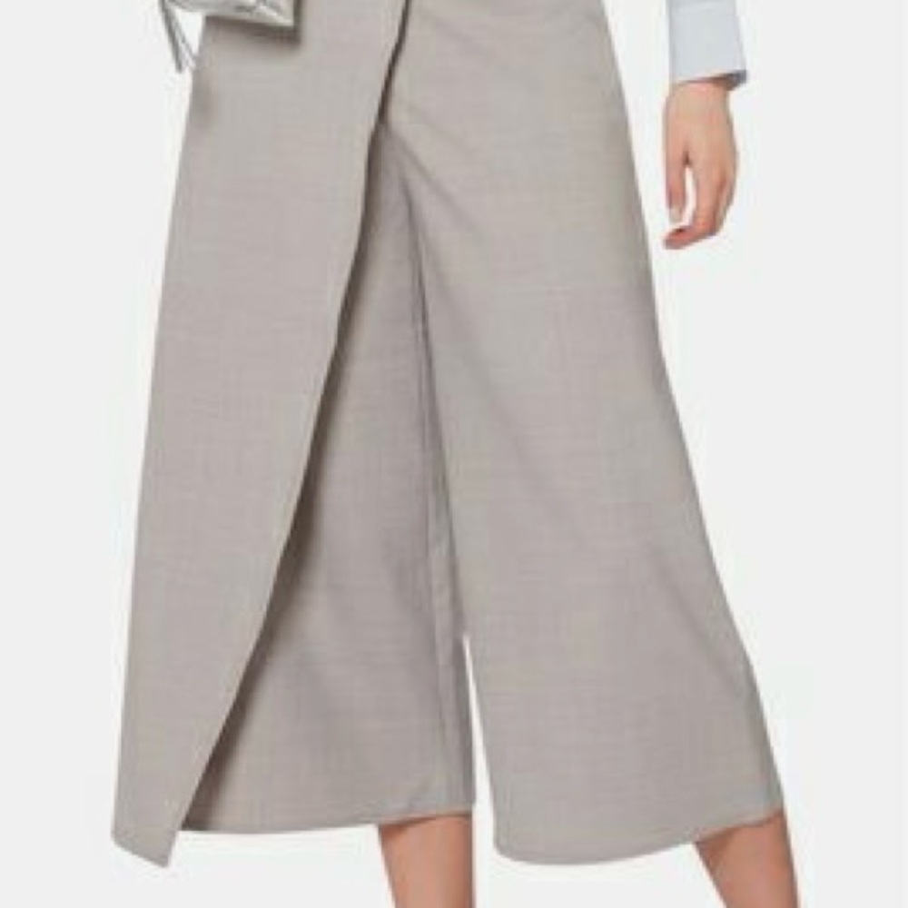 Club Monaco Yolande Wool Crossover Pants - Picture 13 of 16